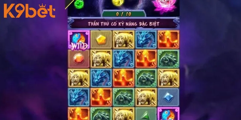 4 Thần Thú là game slots K9BET ấn tượng 4 Thần Thú là game slots K9BET ấn tượng