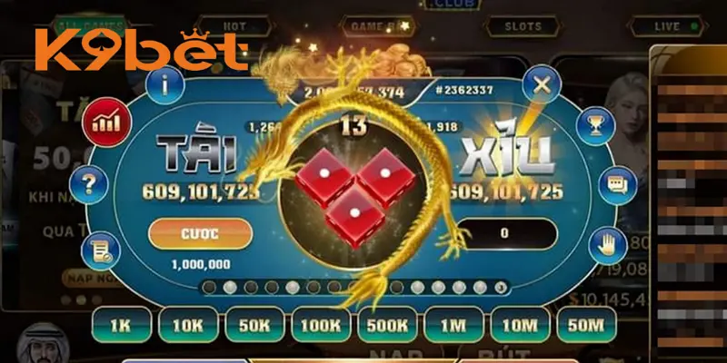 Những loại cược Tài Xỉu hấp dẫn có tại nhà cái K9BET. Những loại cược Tài Xỉu hấp dẫn có tại nhà cái K9BET.